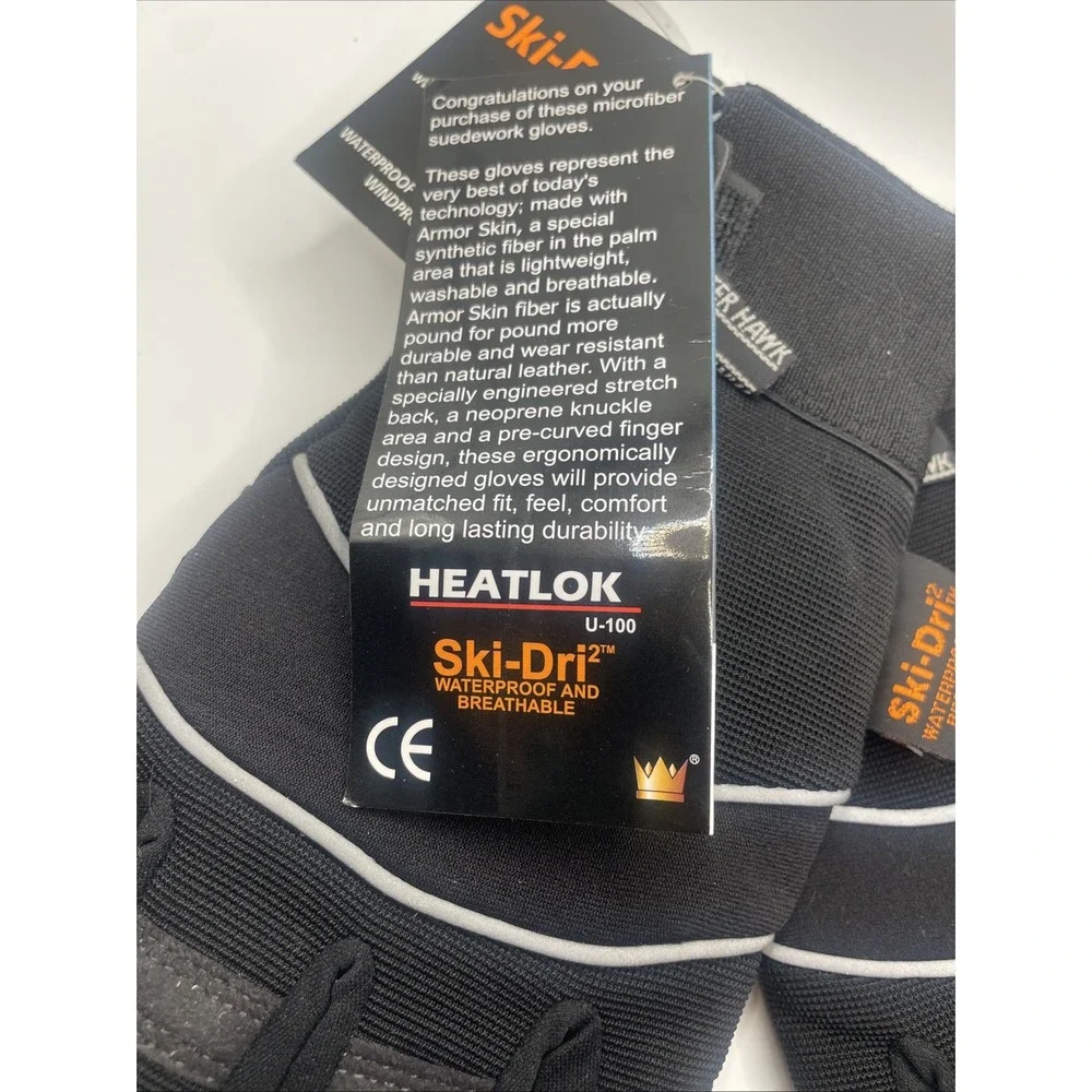 pair of‎ SteepGear Winter Hawk full-finger gloves